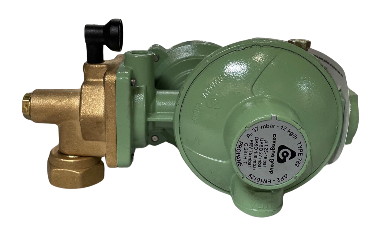 Gecomb.drukregel. P1&P2 12kg/h 37mbar UPSO/OPSO 3/4-1/2F