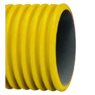Wachtbuis geel/zwart dia 110MM rol 50m