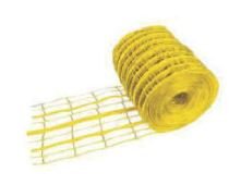 Waarschuwingsnet 300 mm x100 m
Kleur: geel 
volgens EN12613
